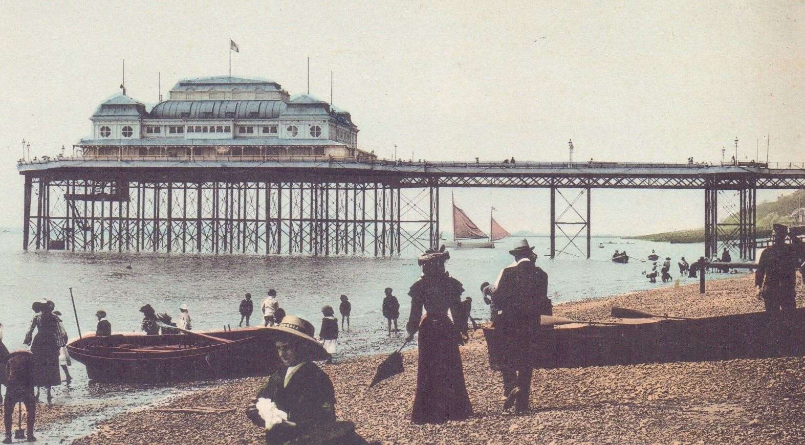 The pier was removed in 1954