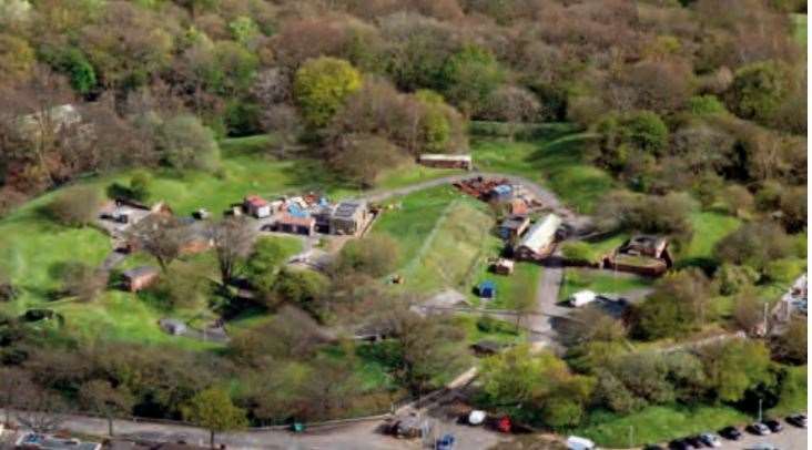 A small part of the Fort Halstead site