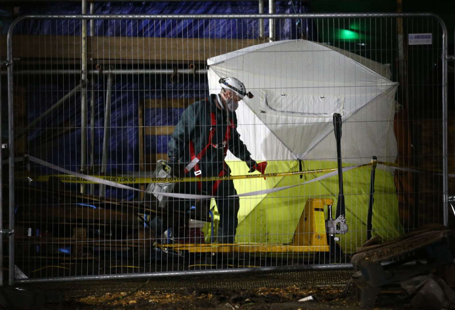 Enforcement officers continue efforts to remove protesters (Yui Mok/PA)