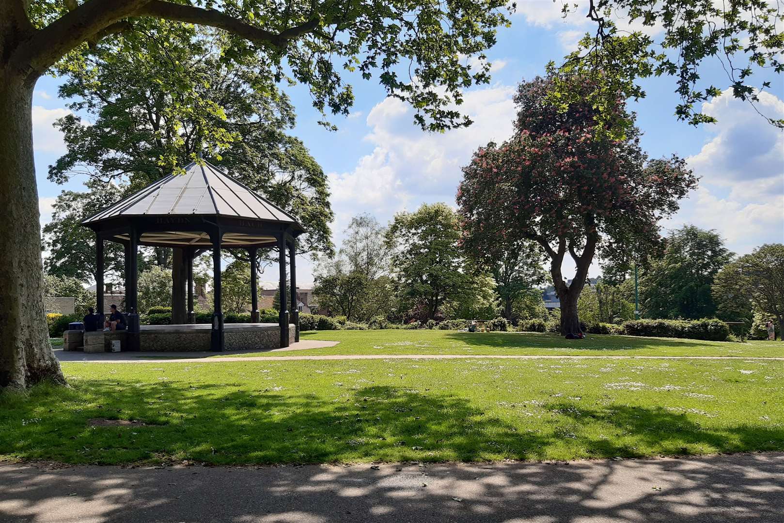 The bandstand at Brenchley Gardens