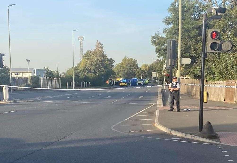 The crash happened in Sevenoaks Way, St Paul's Cray, Bromley. Picture: Mari Yana