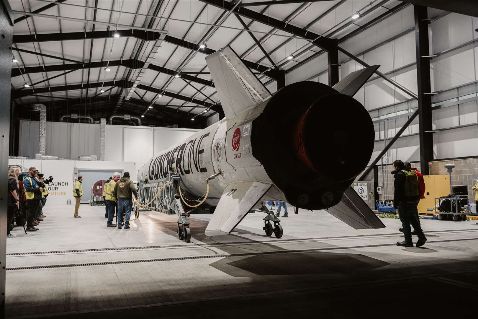 Virgin Orbit’s LauncherOne rocket did not reach orbit (UK Space Agency/PA)