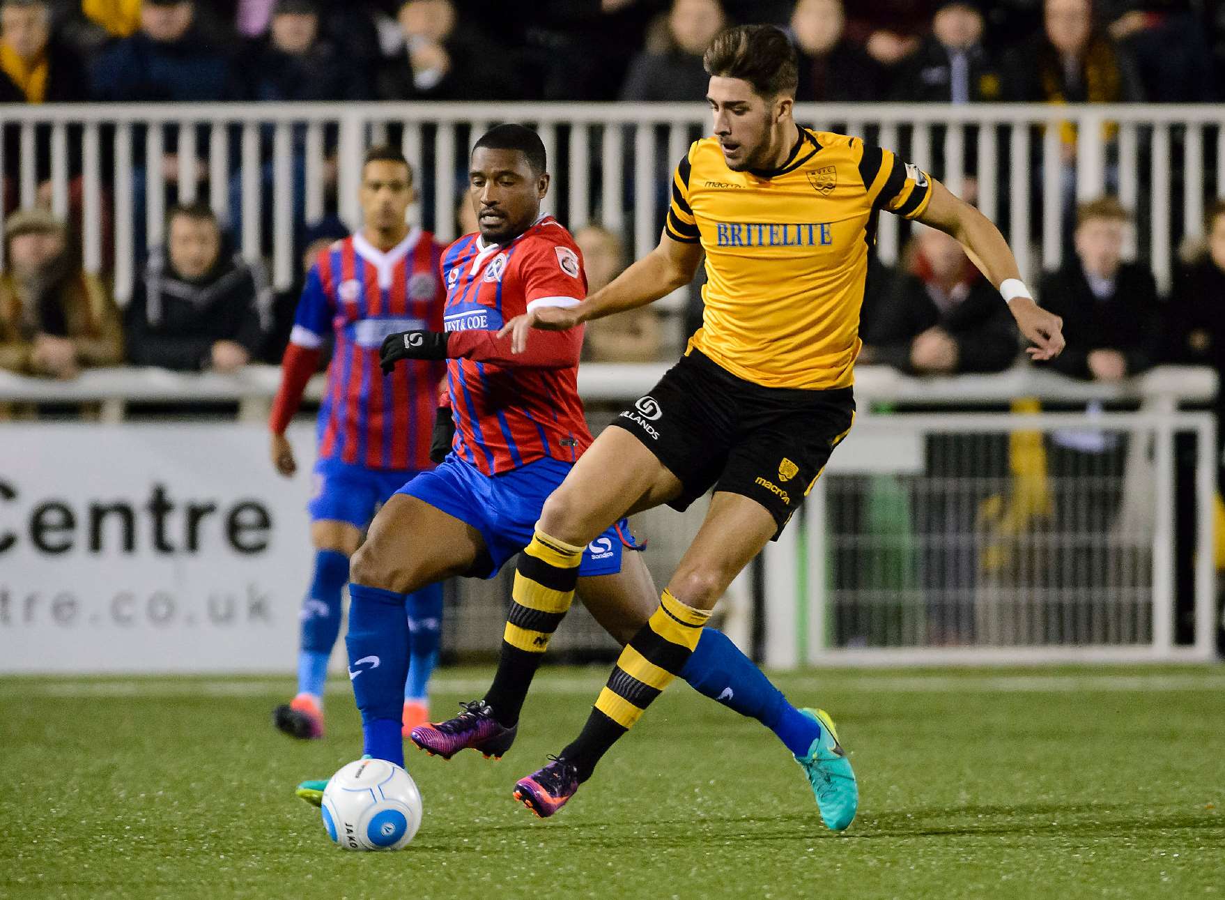 Dan Sweeney wins the ball for Maidstone Picture: Andy Payton