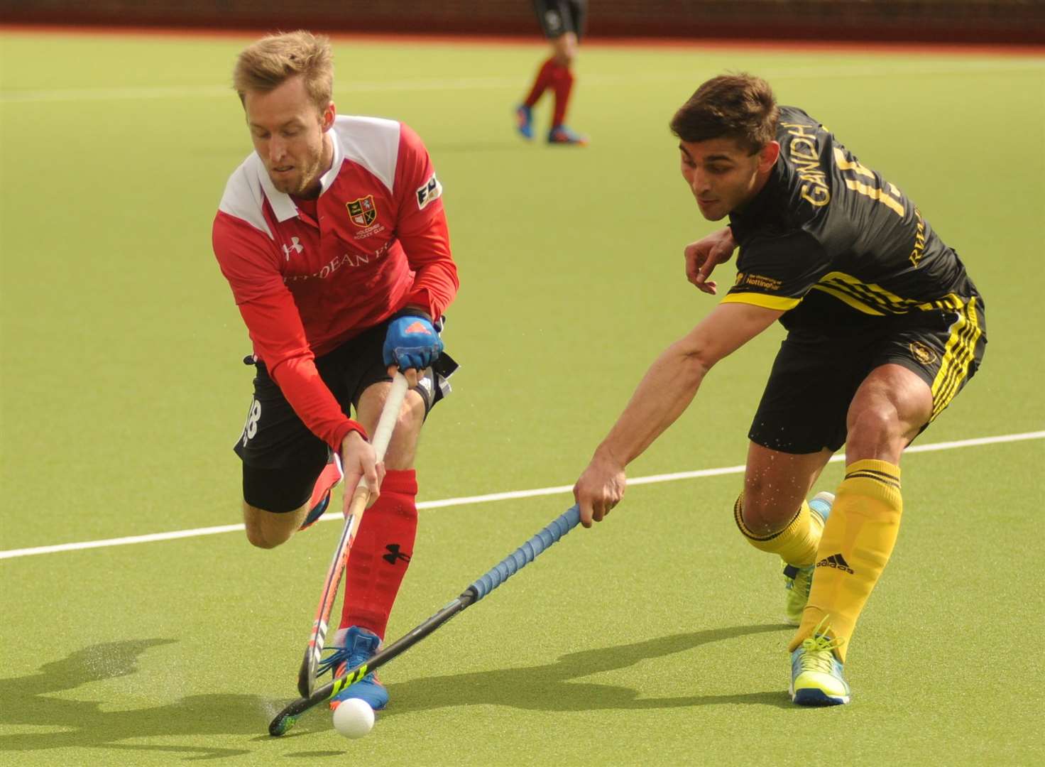 Holcombe's Barry Middleton in action Picture: Steve Crispe