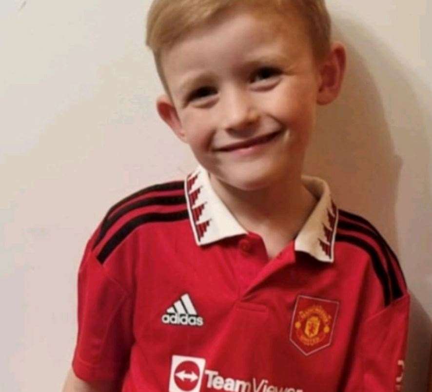 George Davenport was described by his mum as a “massive Manchester United fan” and watched every game on TV with his dad. Picture: Laura Browne