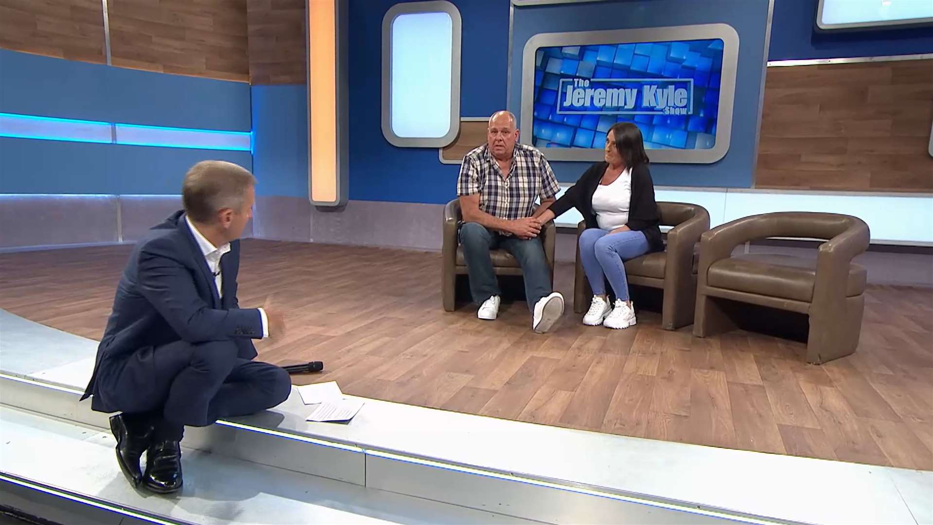 Clips of Jeremy Kyle’s interview of Steve Dymond were shown to the inquest (ITV/PA)