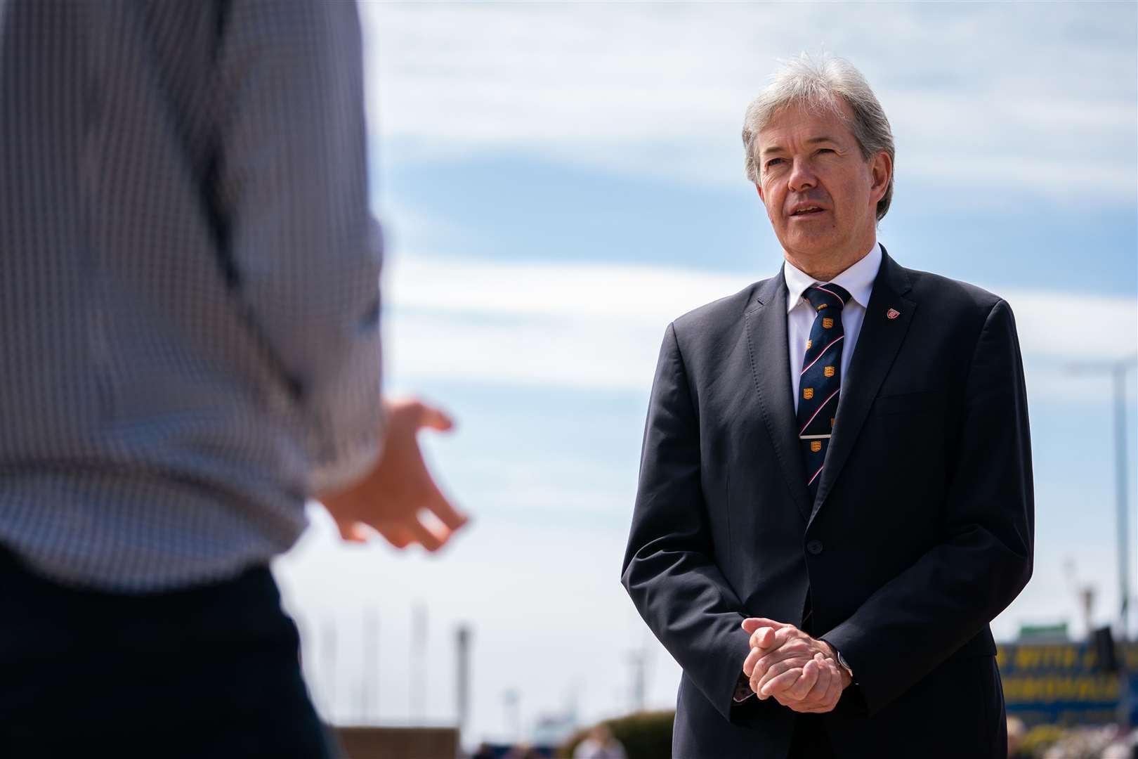 Chief Minister of Jersey, Senator John Le Fondre (Aaron Chown/PA)