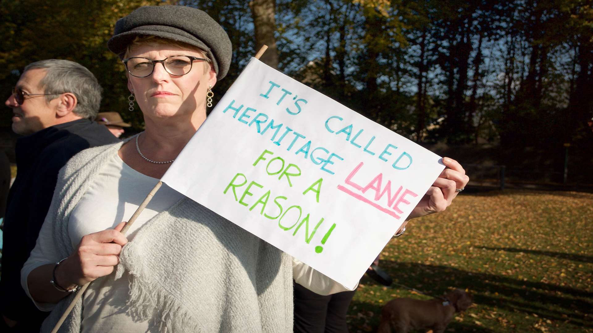 The message from residents was clear. Photograph by Hayley Bailey Photography