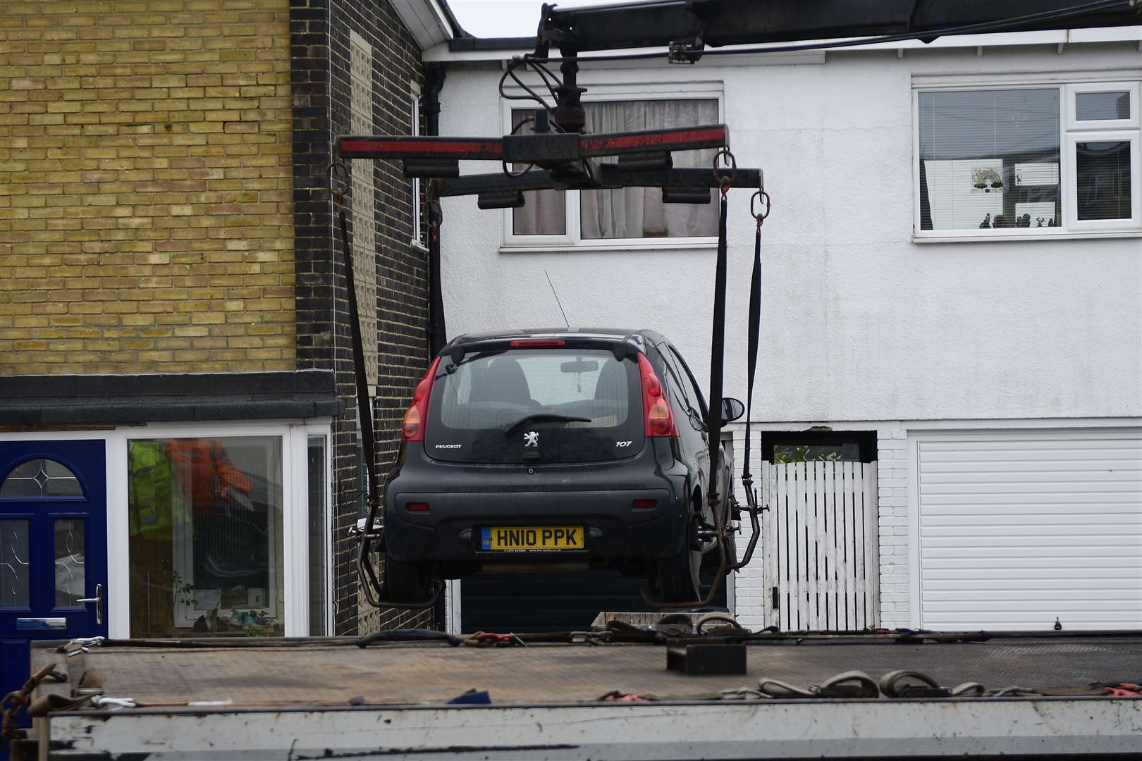 Police at Freemen's Way, Deal Picture: Barry Goodwin