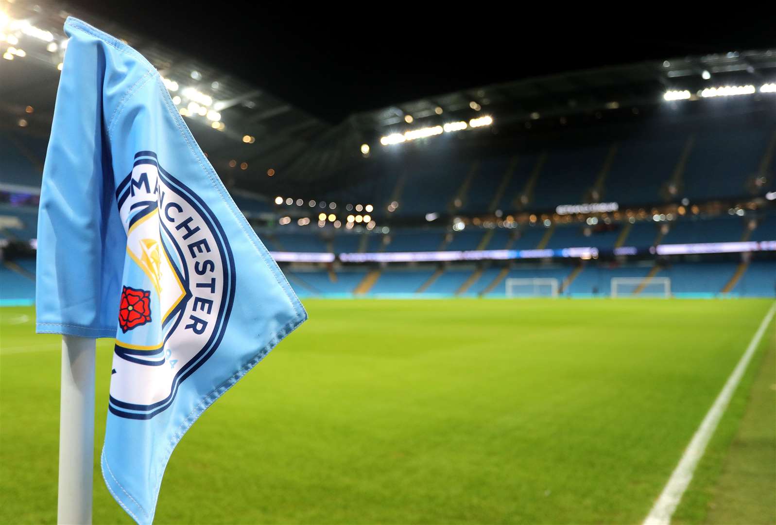 A Manchester City corner flag Richard Sellers/PA