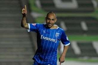 Craig Fagan scores the winner at MK Dons Picture: Barry Goodwin