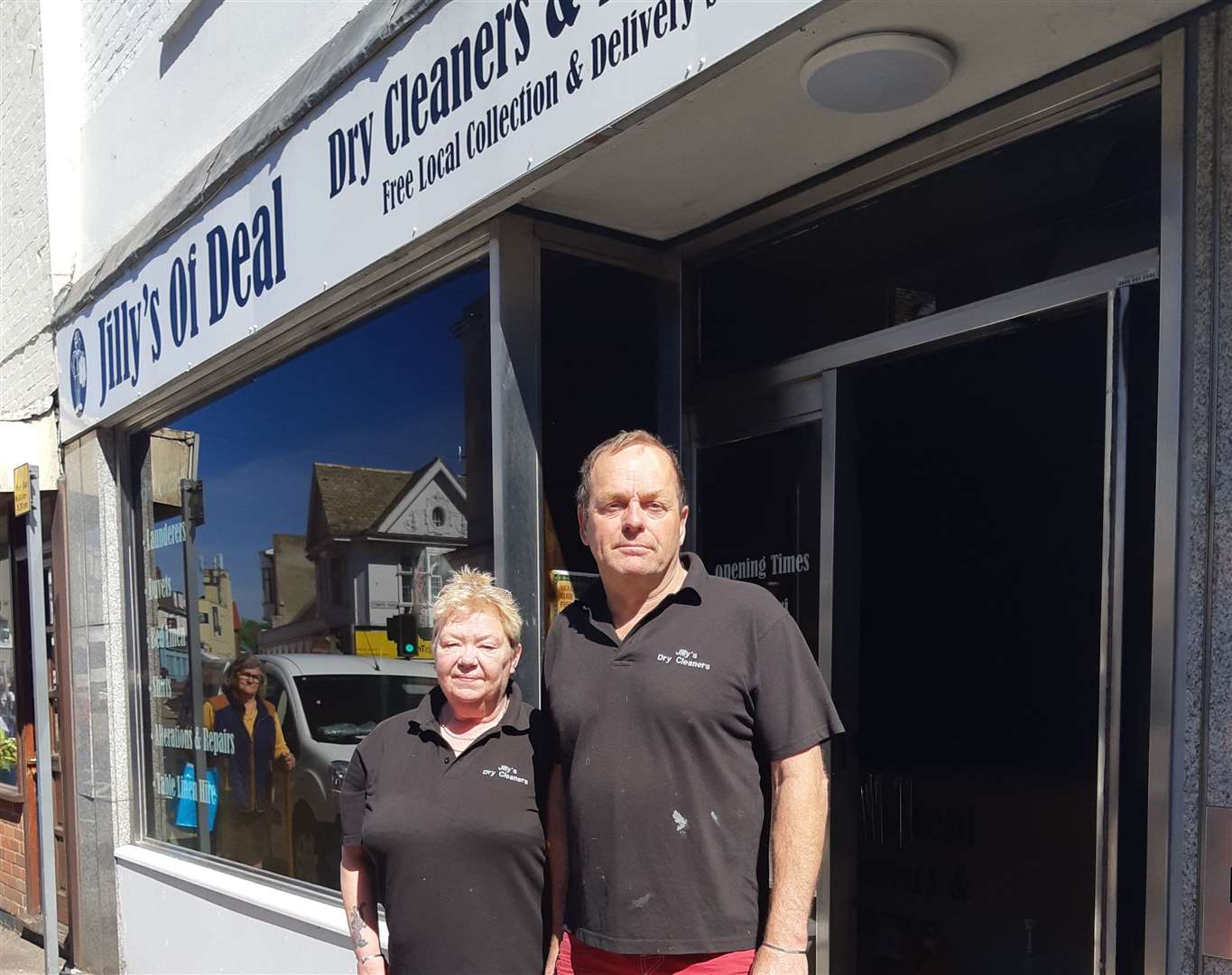 Jamie and Jilly Stenhouse say the clean-up operation is underway thanks to community support