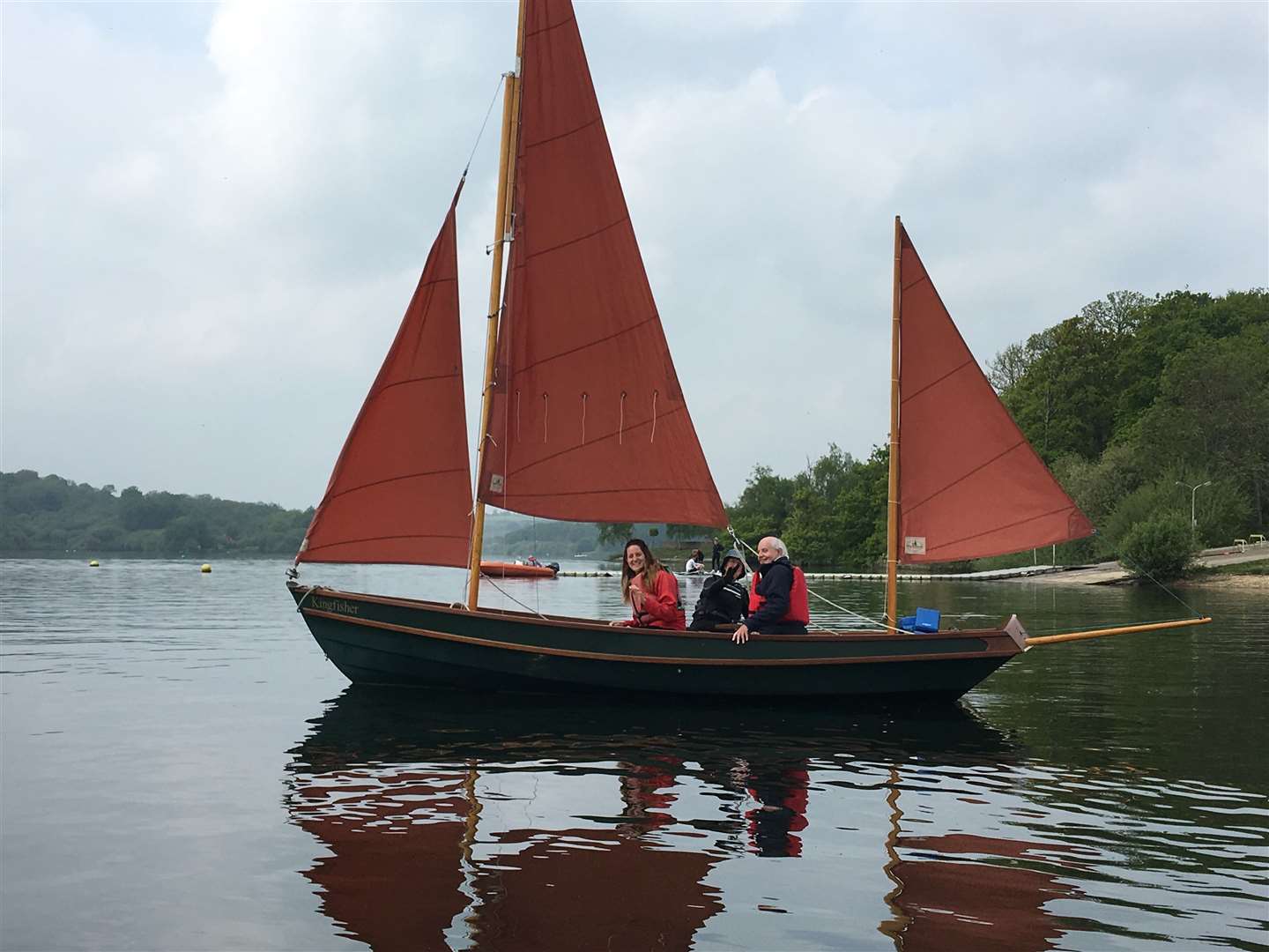 Sailing at Bewl Water