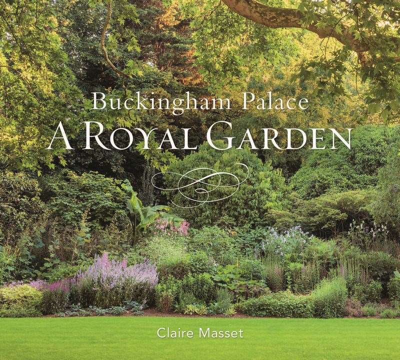 The cover of Claire Masset’s book, Buckingham Palace: A Royal Garden (Royal Collection Trust/Her Majesty Queen Elizabeth II 2021/PA)