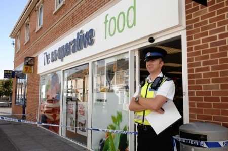 The Co-op store in Mill Road, Deal, which was raided by a knifeman on Tuesday. Picture: Terry Scott