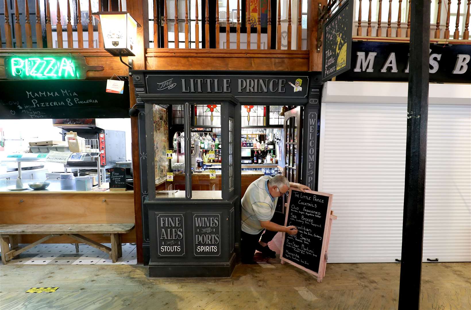 The Little Prince in Margate, Kent, measures just 10ft (3m) by 6ft 6in (2m) (Gareth Fuller/PA)