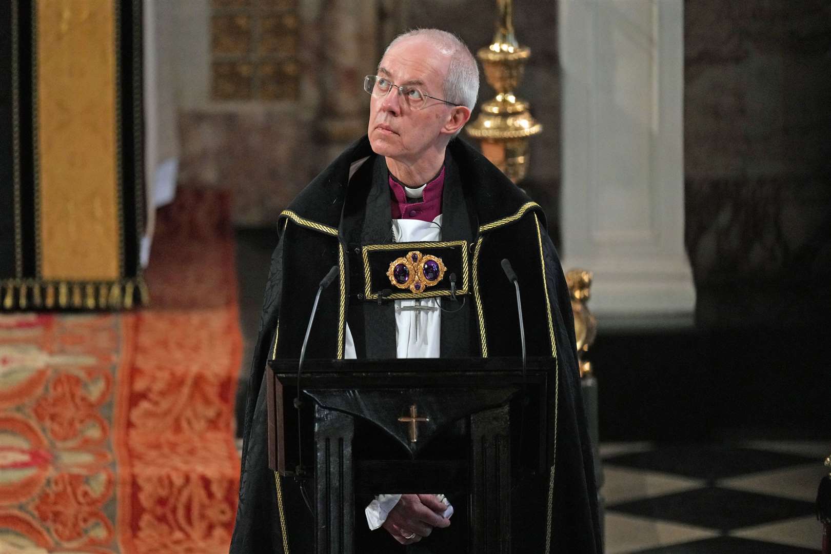 The Archbishop of Canterbury Justin Welby has again criticised the Government for its aid decision (Yui Mok/PA)