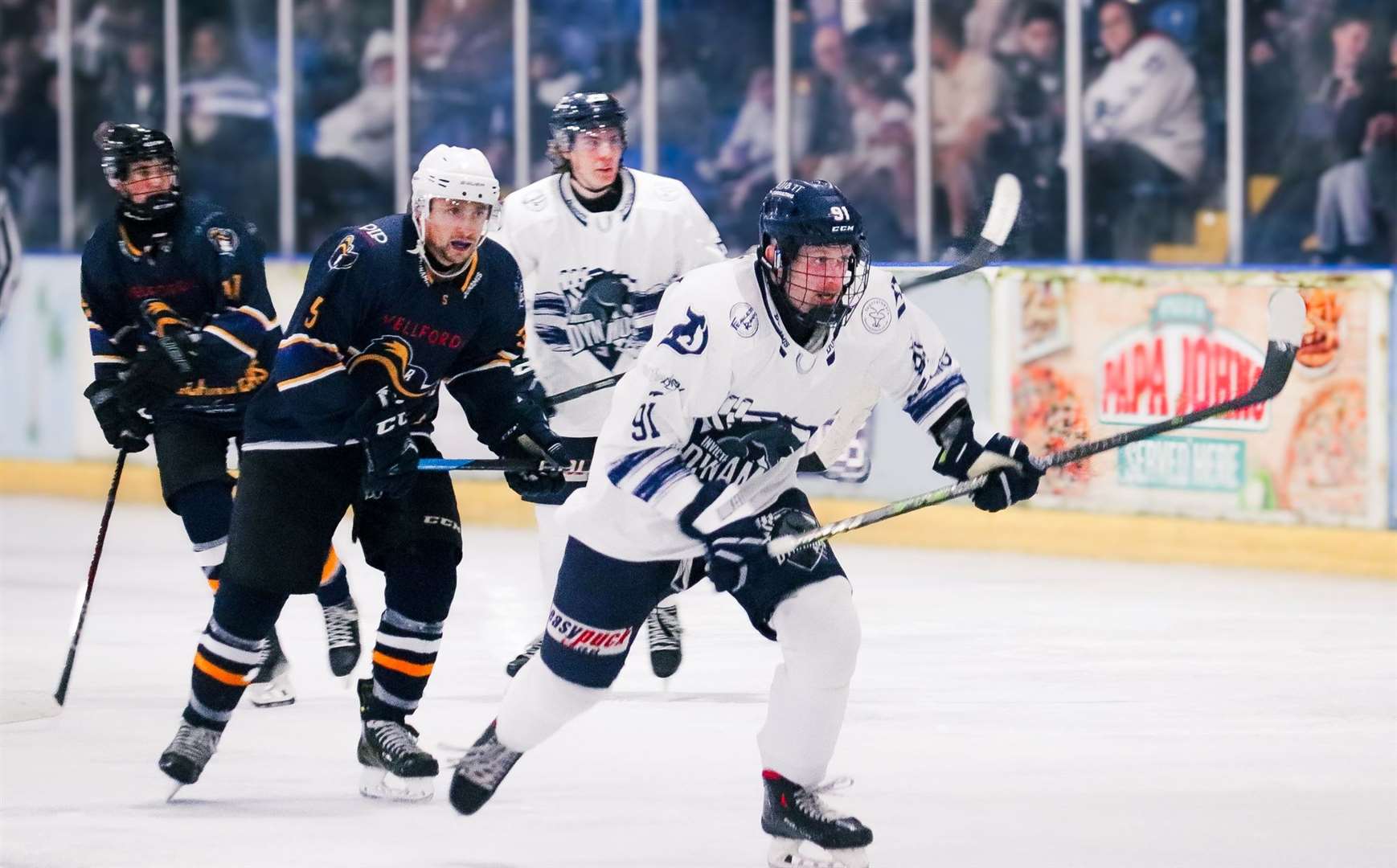 Oli Bronnimann in action for Invicta Dynamos last Saturday Picture: Jessica Dewey