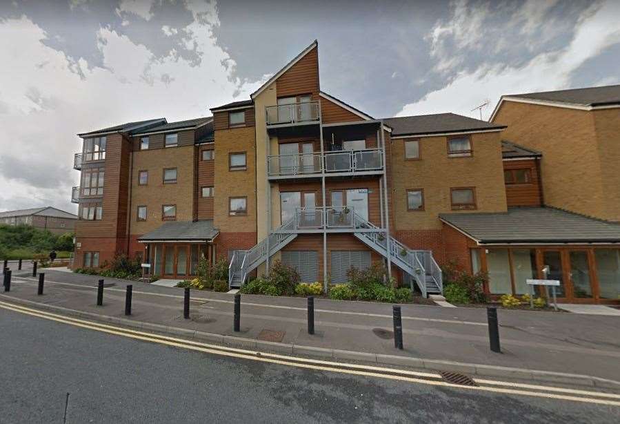Residents at Cambria Court in Greenhithe are still awaiting confirmation of the start of planned remedial works. Photo: Google (59218006)