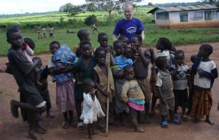 Jonnie Horner at the Sunshine Rehabilitation Centre in Naivasha before the gangs arrived