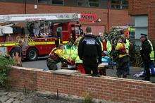 Mud rescue on the Medway City Estate