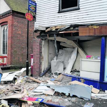 Digger used in store ram raid