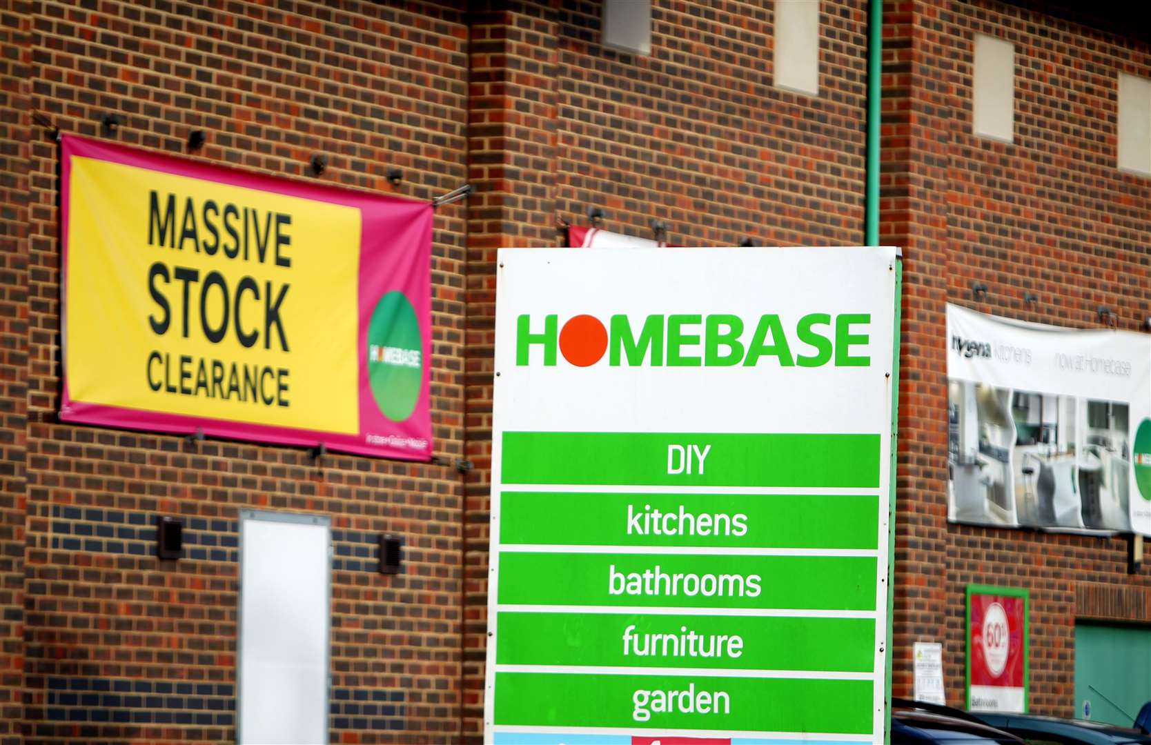 Homebase has struggled as customers cut back on spending amid the cost-of-living crisis (Steve Parsons/PA)