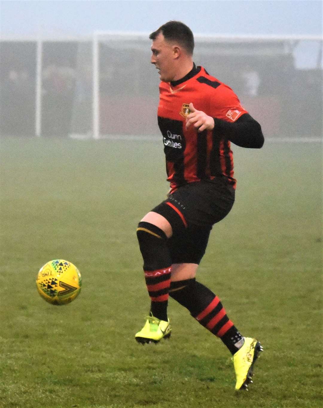 Alex Flisher suffered a shoulder injury in the win over Whitehawk Picture: Ken Medwyn