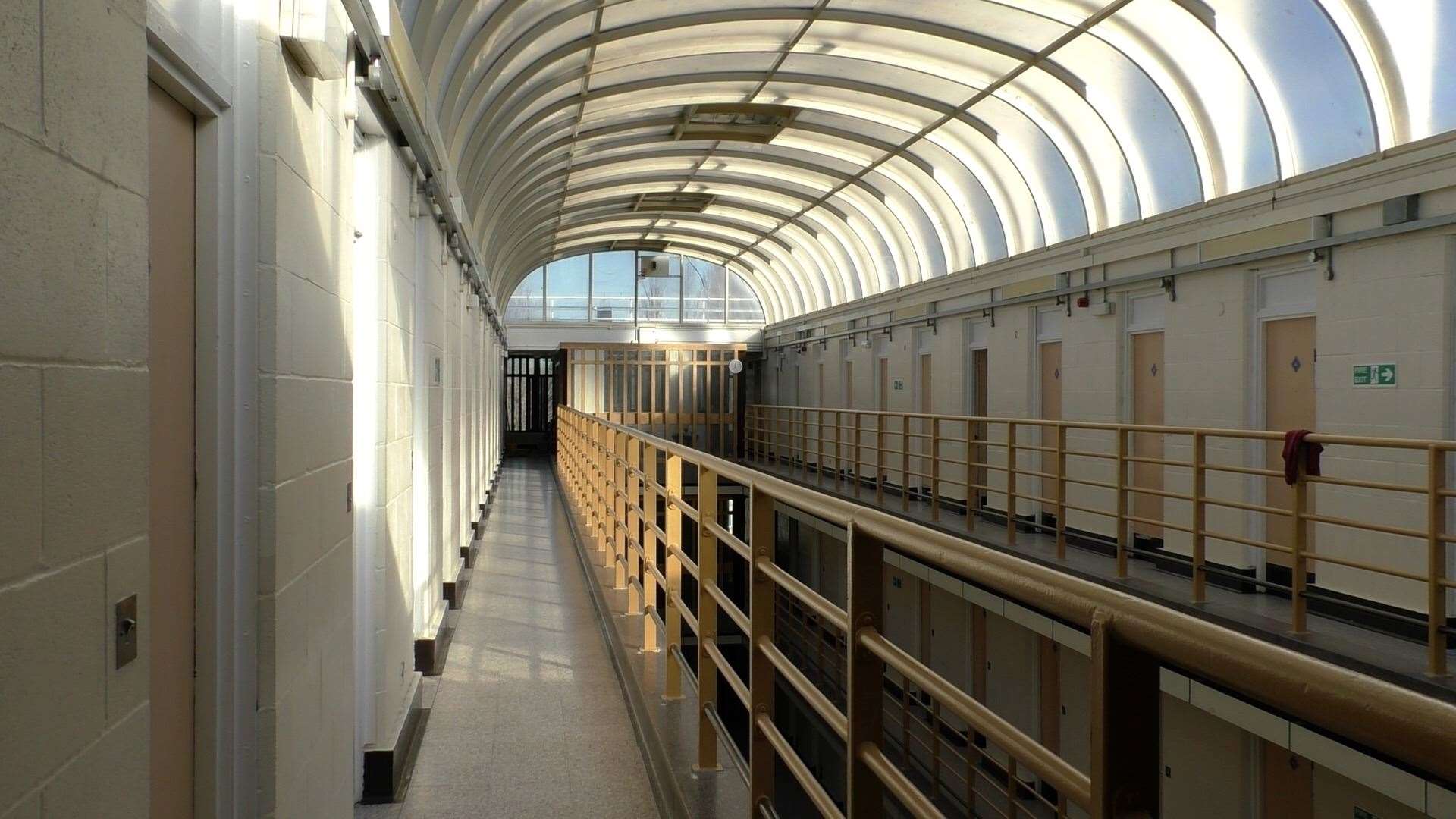 Inside Standford Hill Prison in Eastchurch, Sheppey