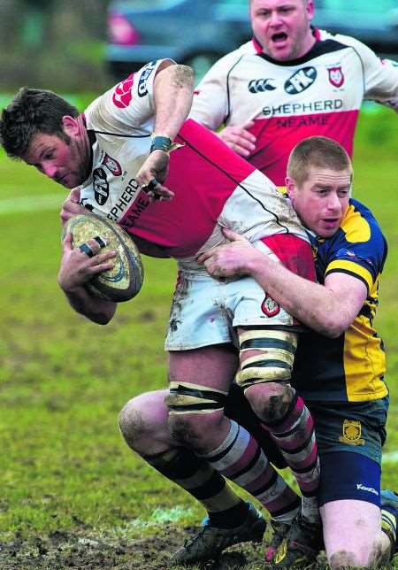 Sheppey on their way to a 22-10 win over Sittingbourne