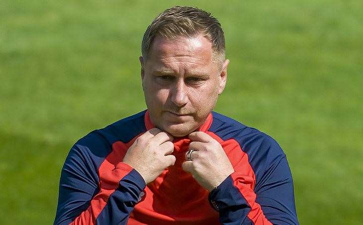 Ebbsfleet manager Dennis Kutrieb. Picture: Ed Miller/EUFC