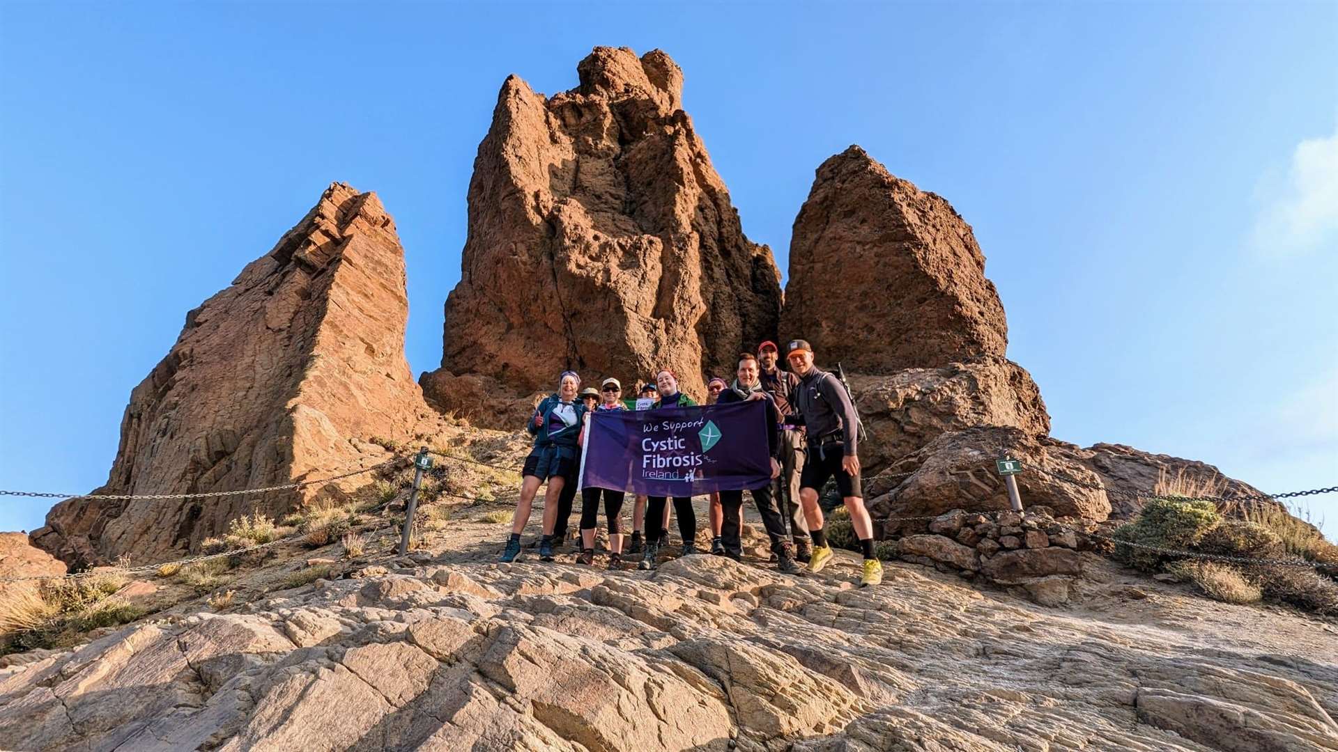 Mount Teide training (Stephen Lappin/PA)