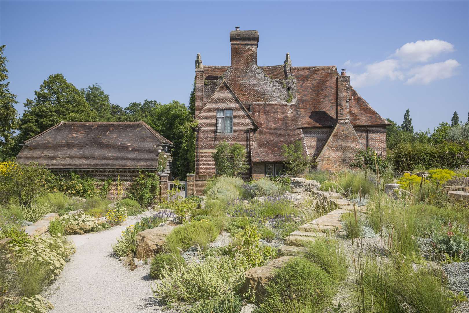 Sissinghurst Castle Garden, Kent, where plants are being put in that are resilient to warmer temperatures (National Trust/PA)