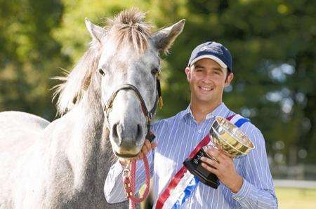 Sonny Hillier, the recently crowned national carriage driving champion