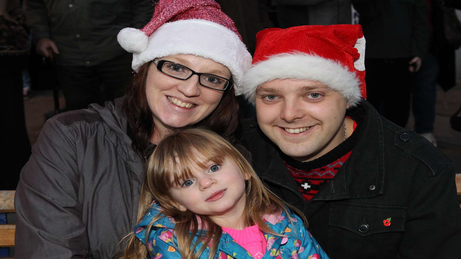 Kerry Gaylor with husband, Stuart and daughter, Grace