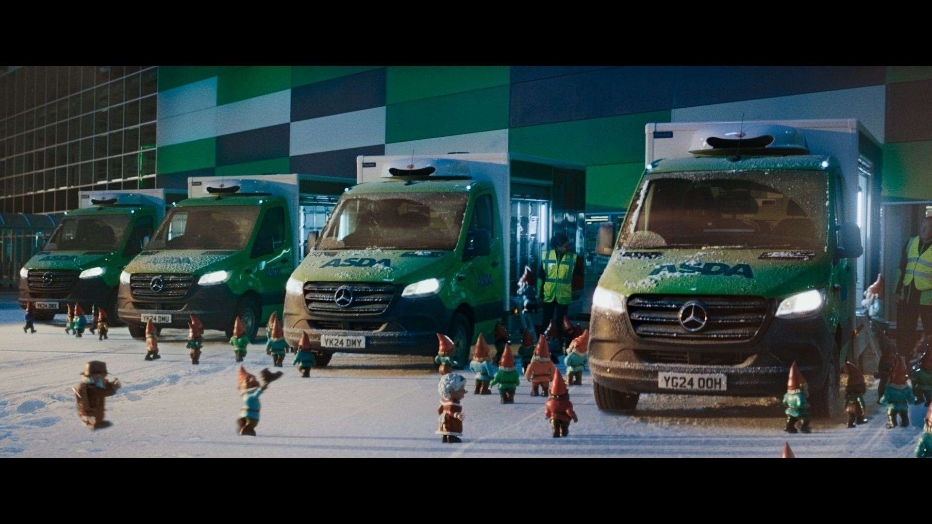 Asda’s ad features dozens of gnomes working to get a store ready for the festive season (Asda/PA)