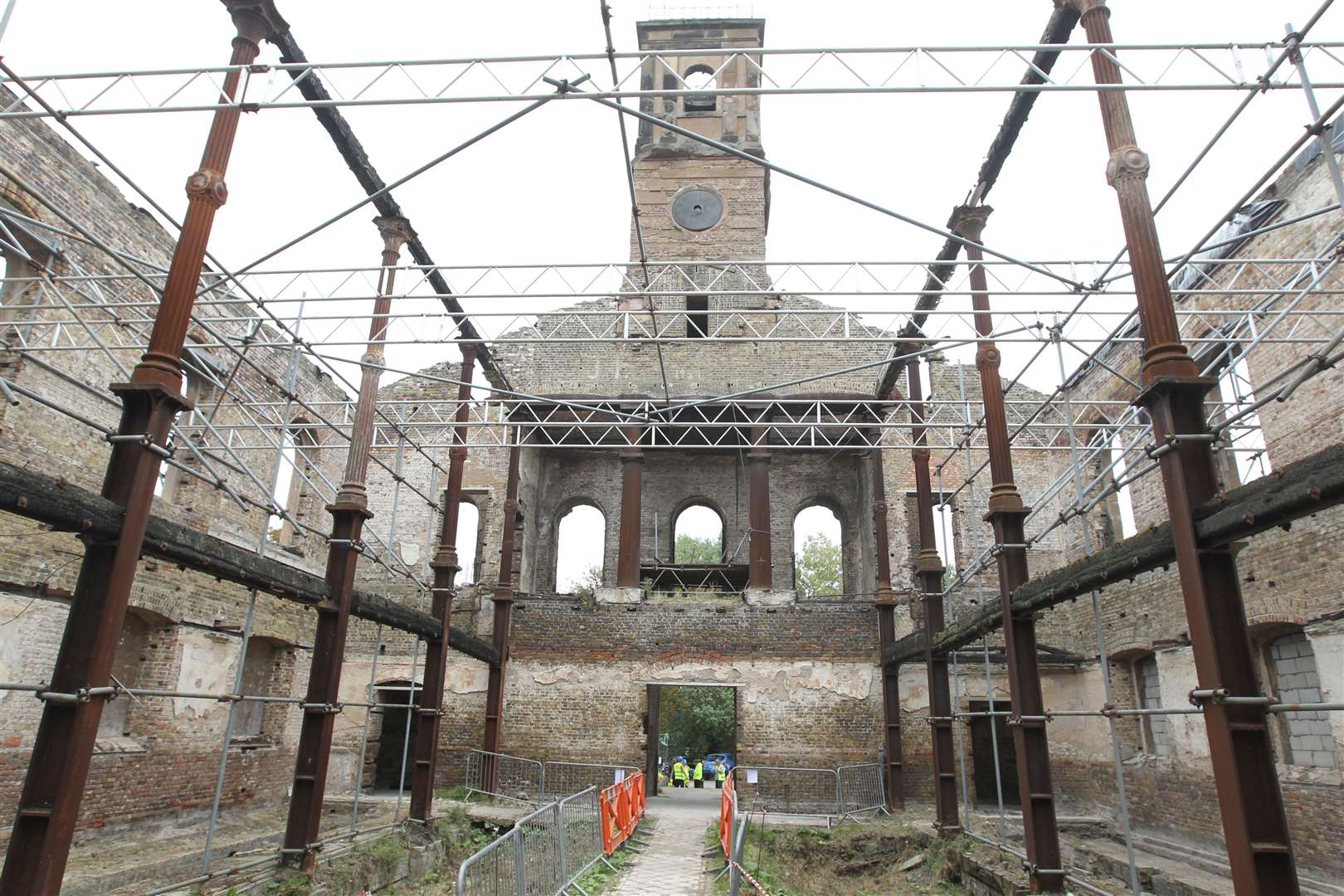 The internal structure of Sheerness Dockyard Church.