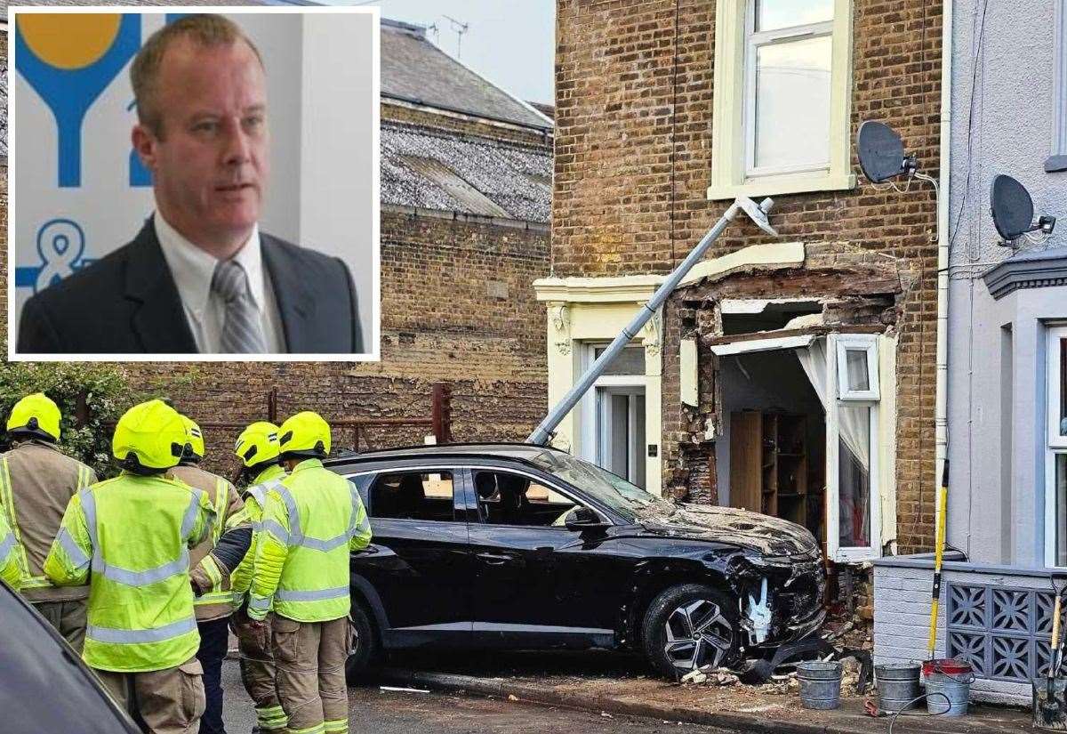 Drink driver six times over the limit sentenced after crashing car into house in Broad Street, Sheerness