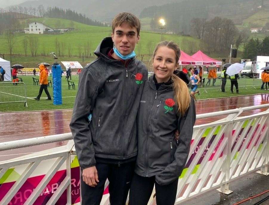 Invicta East Kent Athletics Club's Matt Stonier competed alongside Alexandra Millard in Spain earlier this year