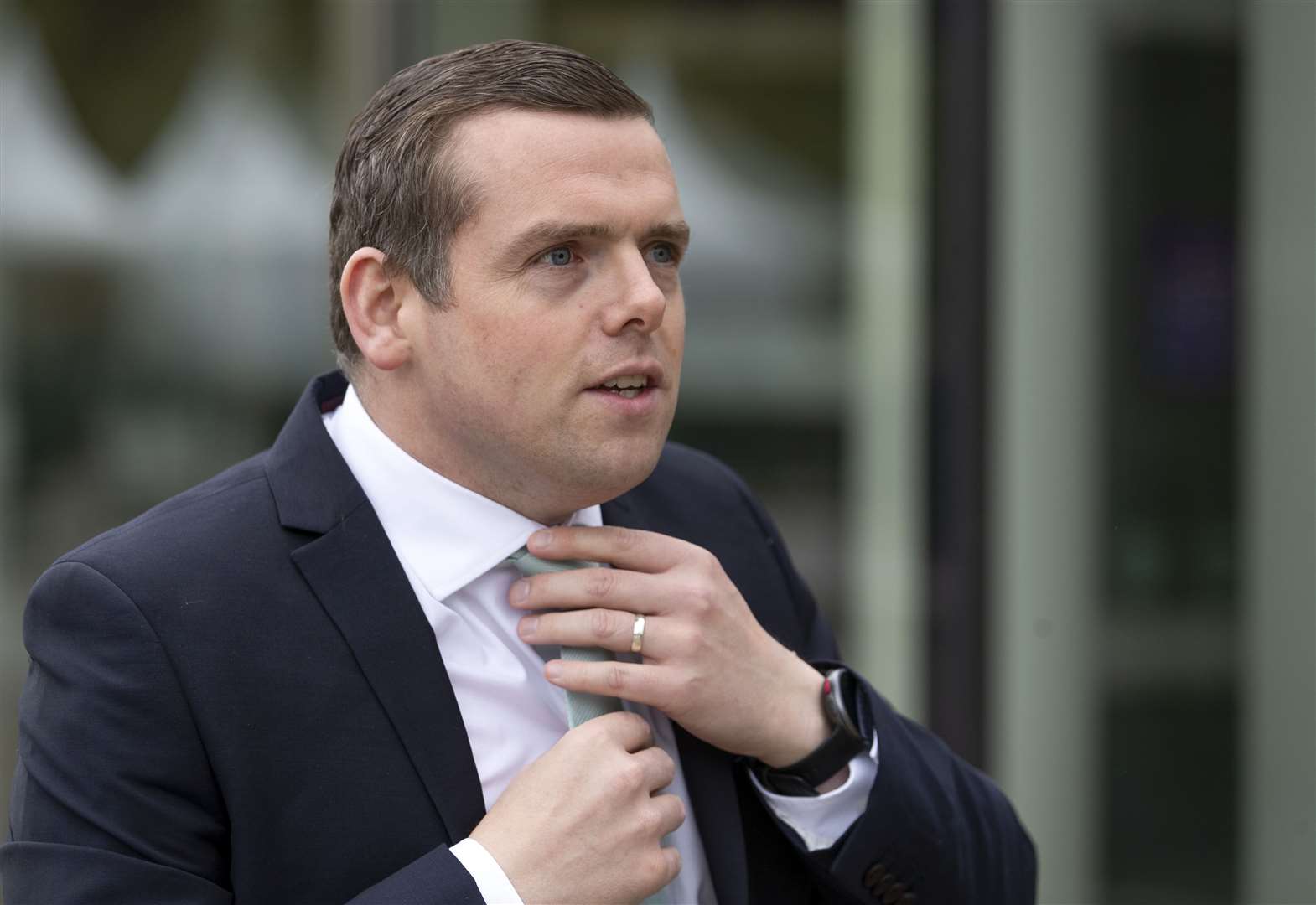 Scottish Conservative leader Douglas Ross criticised the way Mr Wishart had been chairing the committee (Jane Barlow/PA)