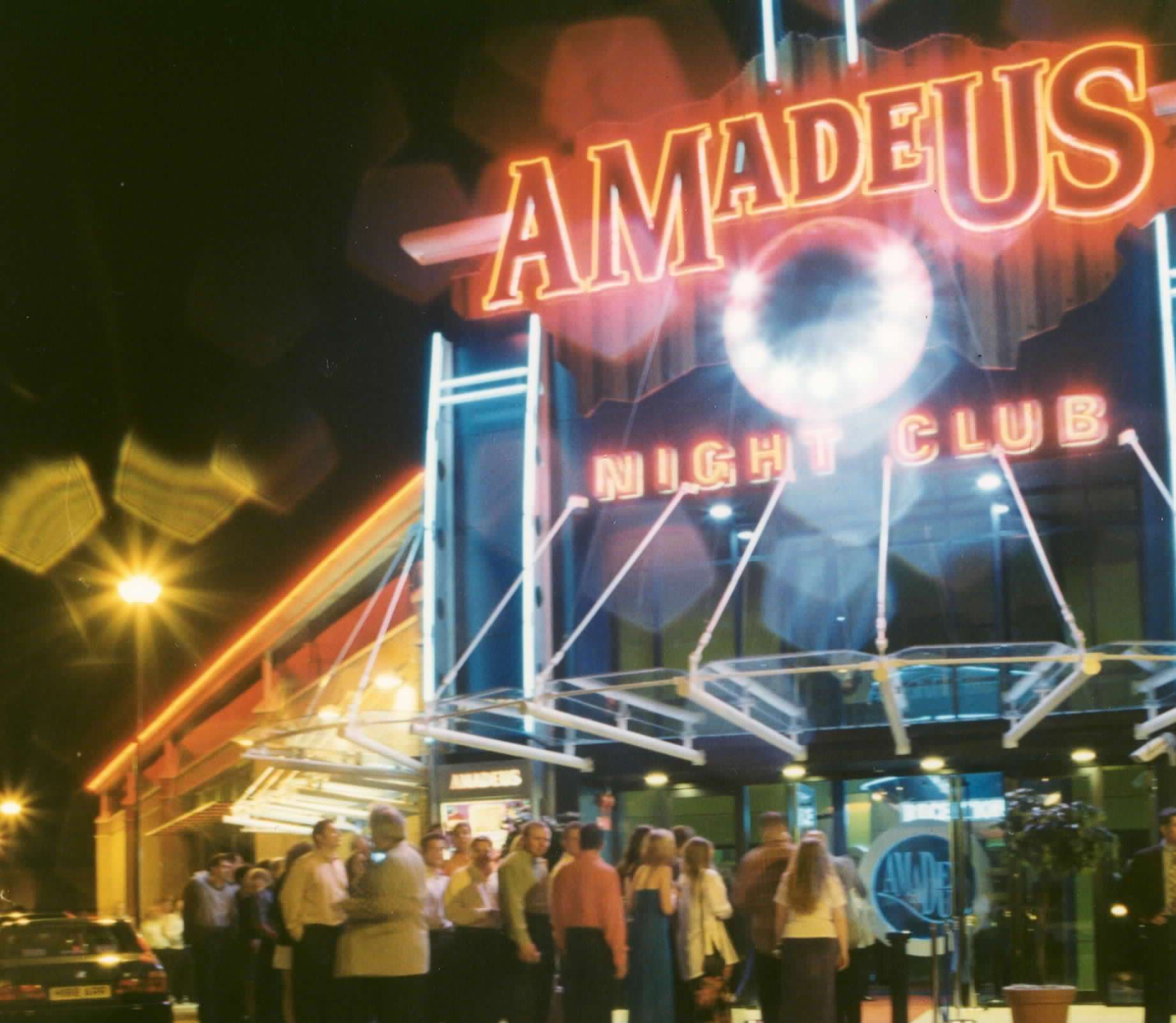 Amadeus Night Club was the biggest in Kent, picture from 1998