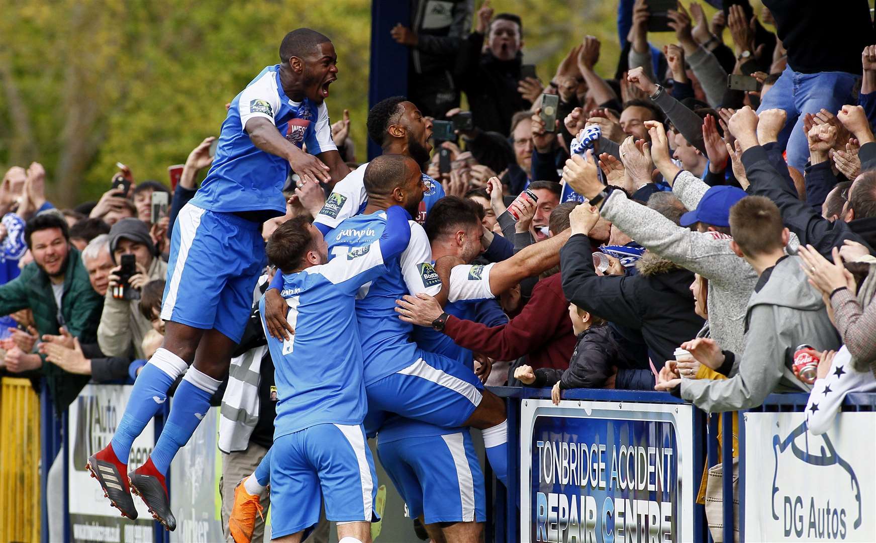 Jack Parter and Tonbridge face Met Police in the super play-off on Saturday Picture: Sean Aidan