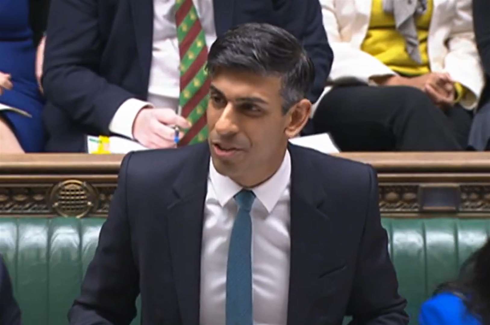 Prime Minister Rishi Sunak at PMQs (House of Commons/PA)