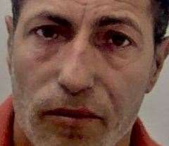 Bebi Ibram, 38, was jailed for sexually assaulting a homeless woman in Gravesend town centre. Picture: Kent Police