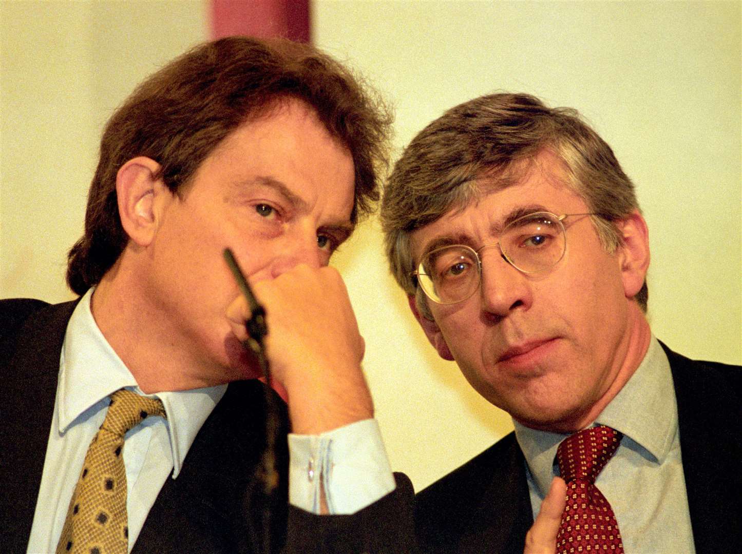 Jack Straw (right) urged Tony Blair to adopt Tory tactics (Stefan Rousseau/PA)