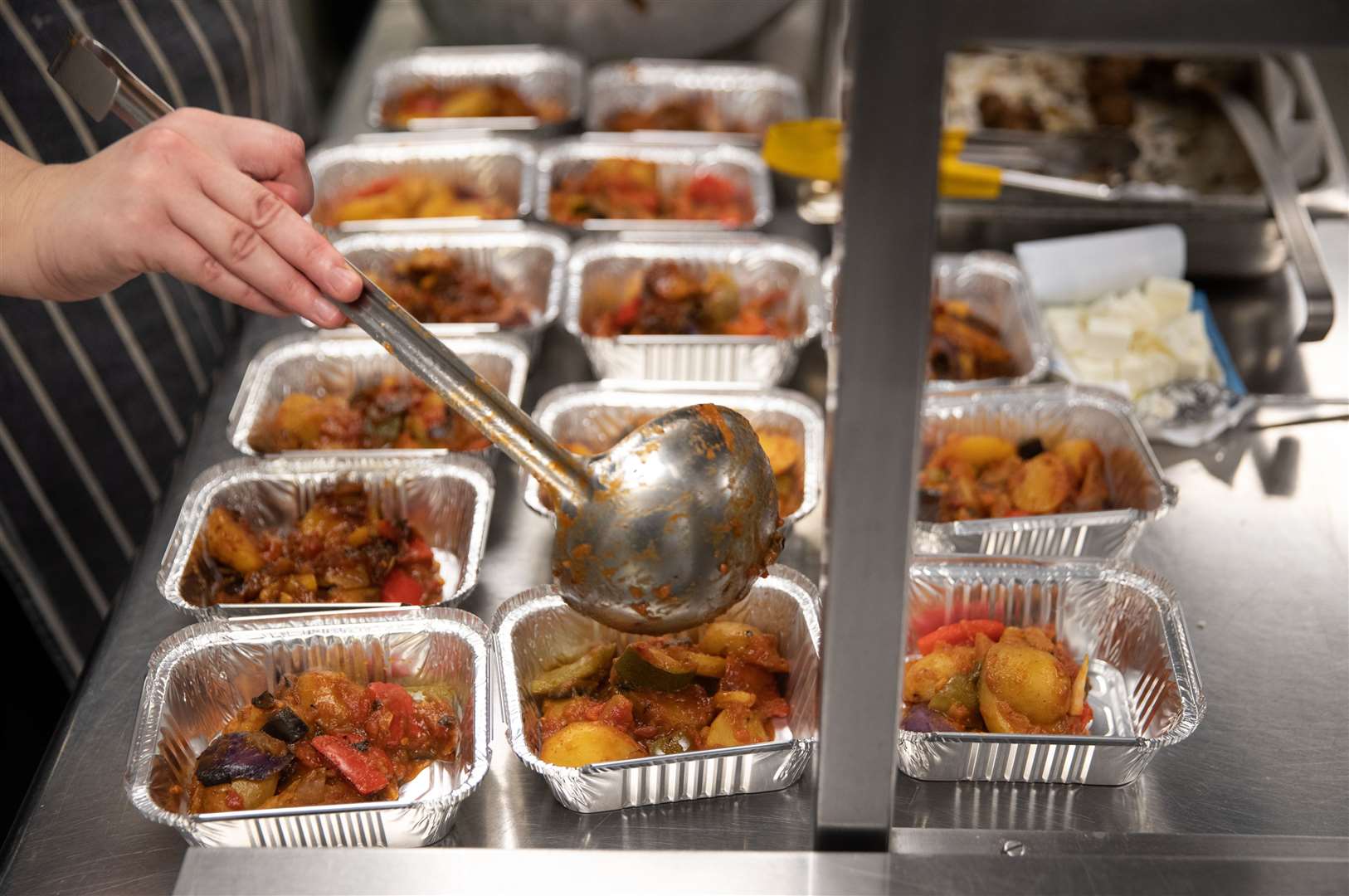 Some of the dishes prepared for the Friday Lunch Club in Chichester (PA)