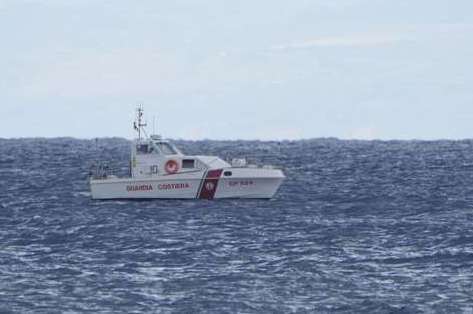 Rescue crews are searching for the missing tourists who were on a yacht off the coast in Sicily which sank. Picture: Jonathan Brady/PA