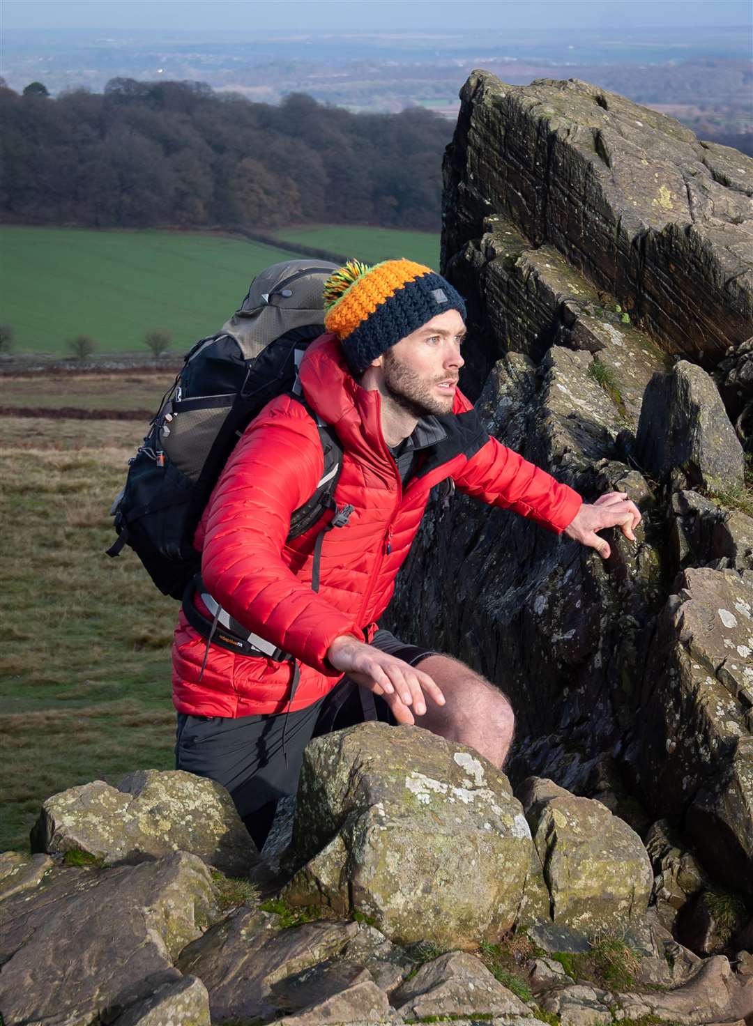 Award-winning photographer Joe Giddens is preparing for his winter mountain challenge to raise funds for seven-month-old Marley (Joe Giddens/PA)