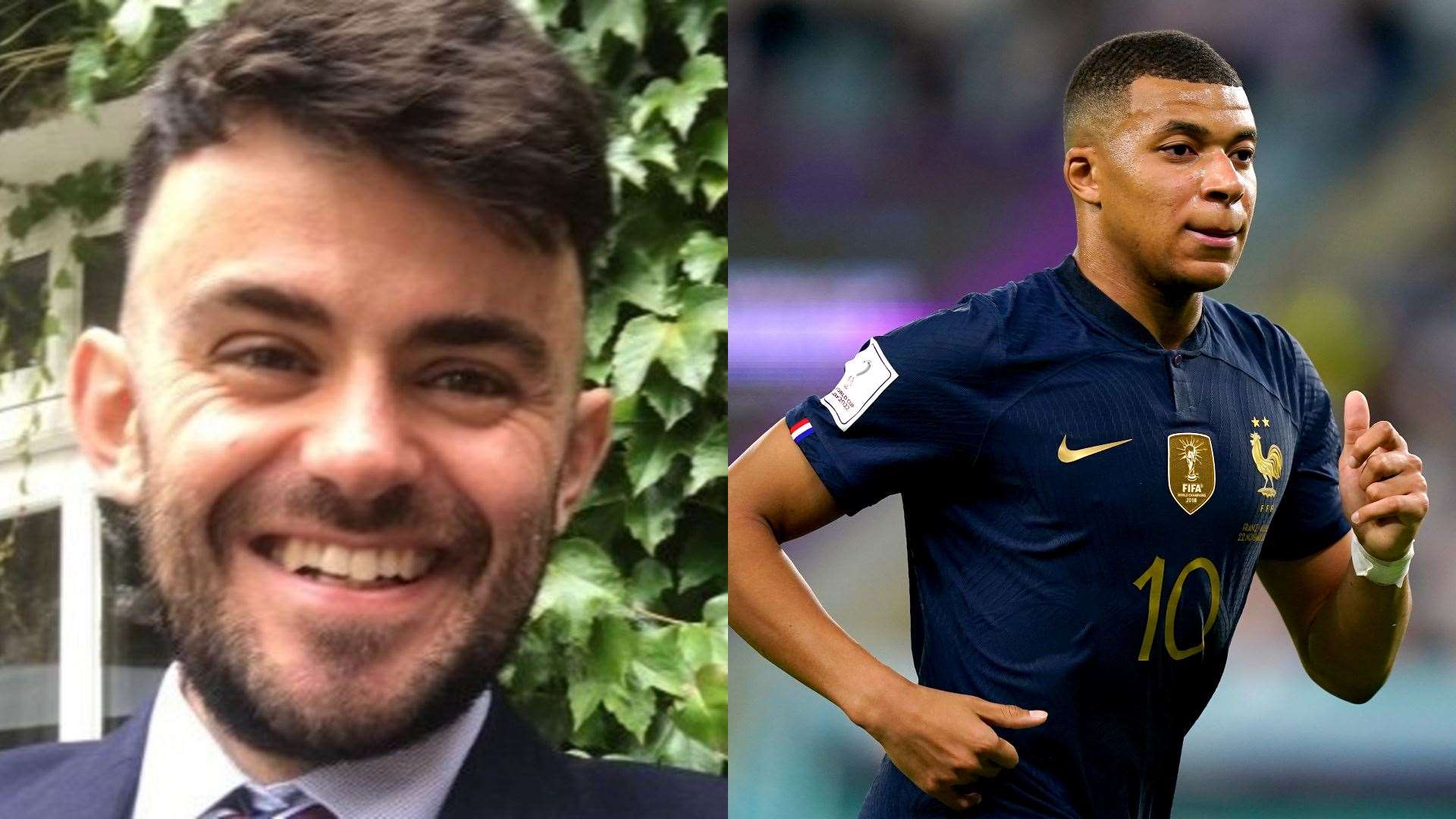 Tom Thewlis (left) has been emailed by his French uncle this week about Kylian Mbappe (Tom Thewlis and Mike Egerton/PA)