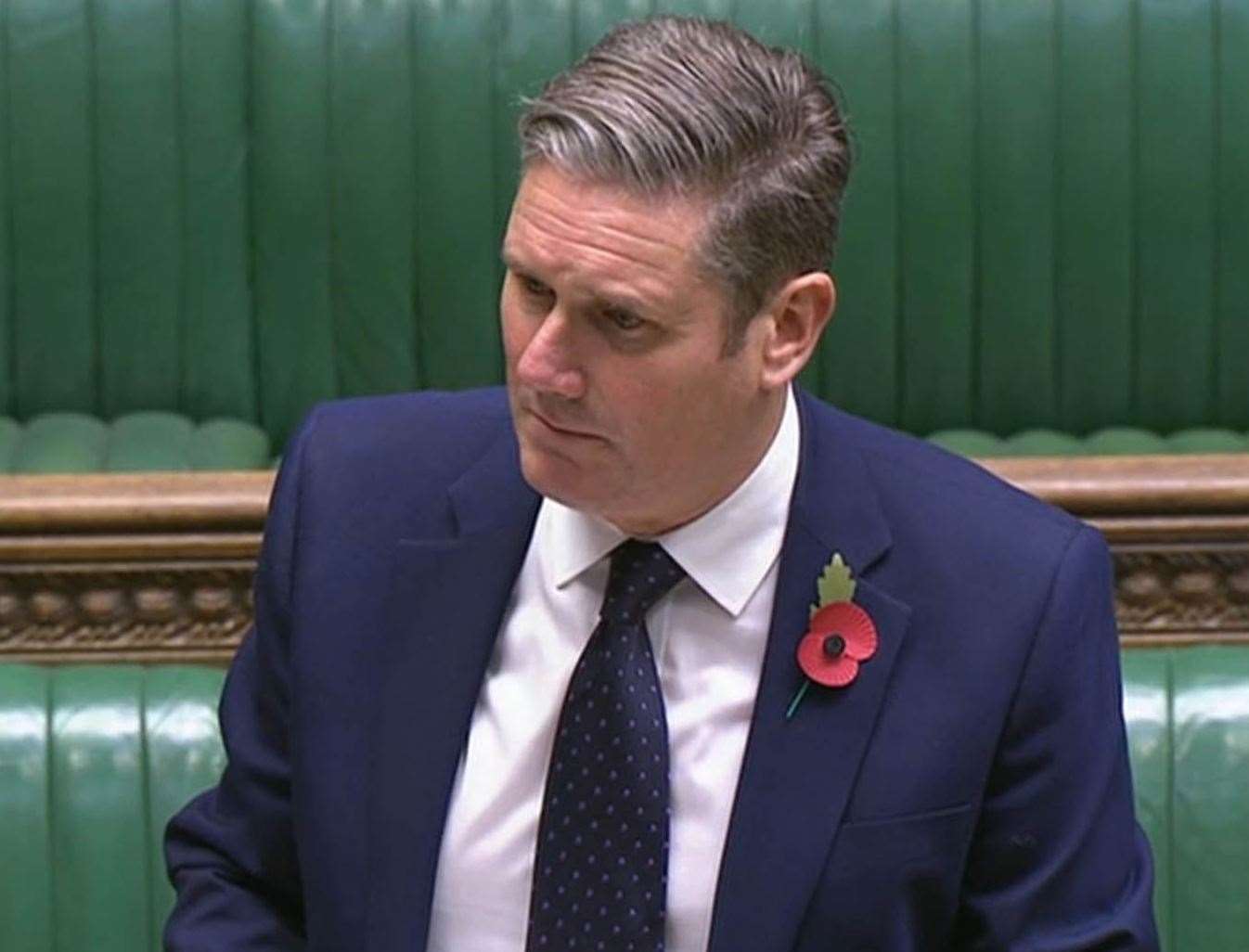 Labour leader Sir Keir Starmer addressed Government spending during PMQs (House of Commons/PA)